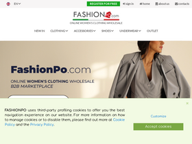 'fashionpo.com' screenshot