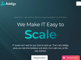'addigy.com' screenshot