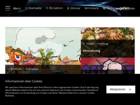 'dasgehirn.info' screenshot