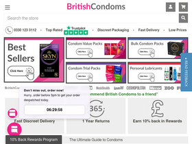 'britishcondoms.uk' screenshot