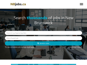 'nbjobs.ca' screenshot