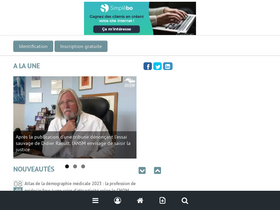 'caducee.net' screenshot