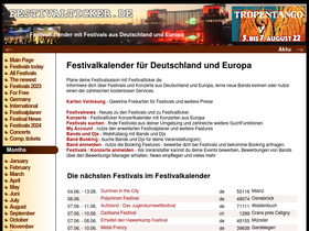 'festivalticker.de' screenshot