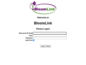 'bloomlink.net' screenshot
