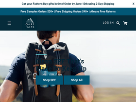 'oarsandalps.com' screenshot