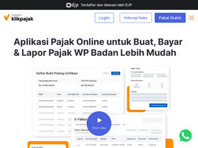 'klikpajak.id' screenshot