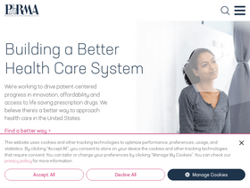 'phrma.org' screenshot