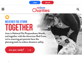 'petsmartcharities.org' screenshot