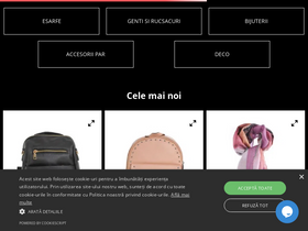 'melimeloparis.ro' screenshot