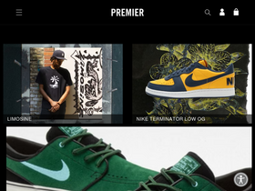 'thepremierstore.com' screenshot
