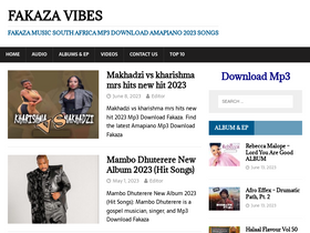 'fakazavibes.com' screenshot