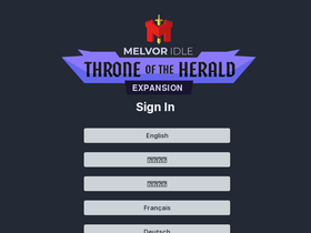 'melvoridle.com' screenshot