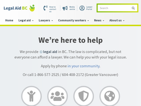 'legalaid.bc.ca' screenshot
