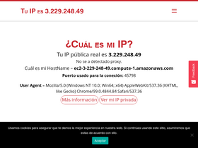 'cual-es-mi-ip.online' screenshot