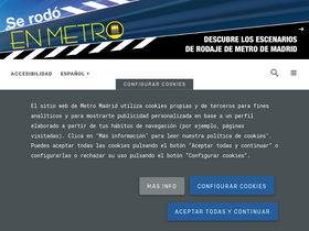 'metromadrid.es' screenshot