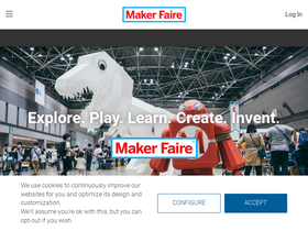 'makerfaire.com' screenshot