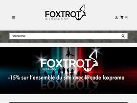 'foxtrot-distribution.com' screenshot