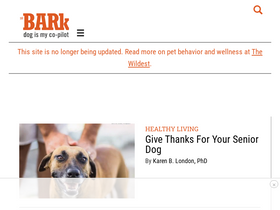 'thebark.com' screenshot