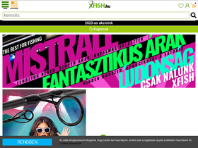 'xfish.hu' screenshot