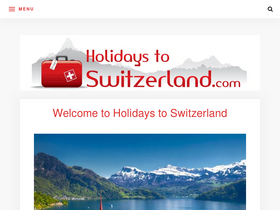 'holidaystoswitzerland.com' screenshot