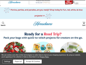 'herrschners.com' screenshot