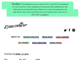 'theestablishment.co' screenshot