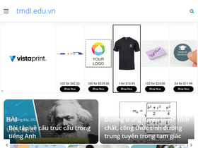 'tmdl.edu.vn' screenshot