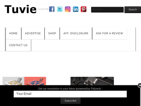 'tuvie.com' screenshot