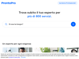 'prontopro.it' screenshot
