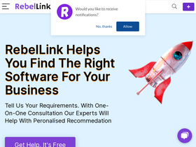 'rebellink.com' screenshot