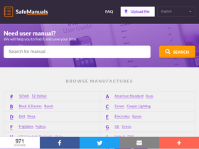 'safe-manuals.com' screenshot