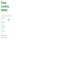 'thecelticwiki.com' screenshot