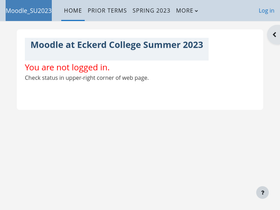 moodle.eckerd.edu