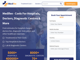 'medifee.com' screenshot