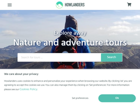 'howlanders.com' screenshot