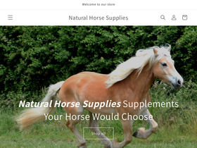 naturalhorsesupplies.co.uk homepage screenshot