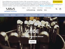 guede-messer-kaufen.de homepage screenshot