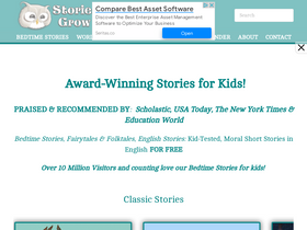 'storiestogrowby.org' screenshot