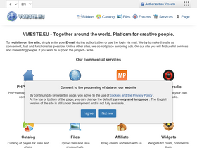 'vmeste.eu' screenshot