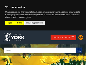 'york.gov.uk' screenshot
