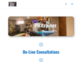 'pritrainer.com' screenshot