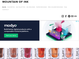 'mountainofink.com' screenshot
