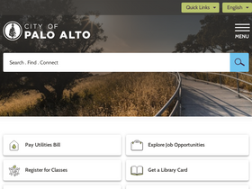 'cityofpaloalto.org' screenshot