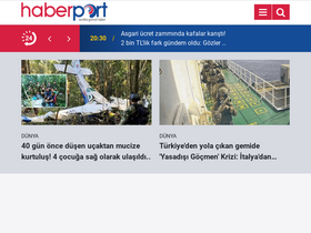 'haberport.com' screenshot