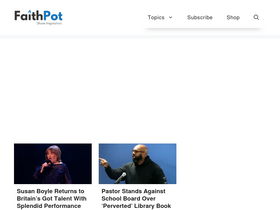 'faithpot.com' screenshot