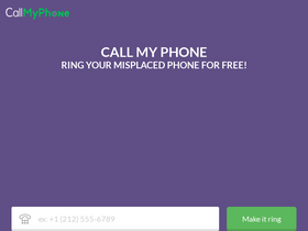 'callmyphone.org' screenshot
