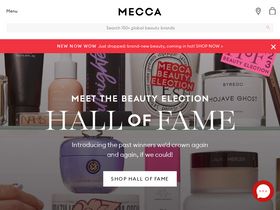'mecca.com.au' screenshot
