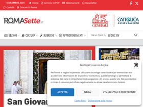 'romasette.it' screenshot