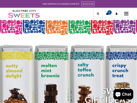 electriccitysweets.com homepage screenshot