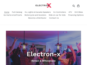 electronx-store.com homepage screenshot